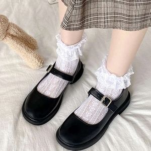 Black Mary Jane Loafers Size 37 / US 6 - 6.5